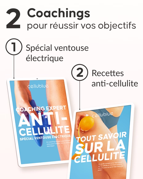 Avant après utilisation pack expert anti-cellulite Cellublue