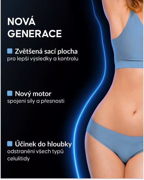 Použití elektrické baňky proti celulitidě na břicho