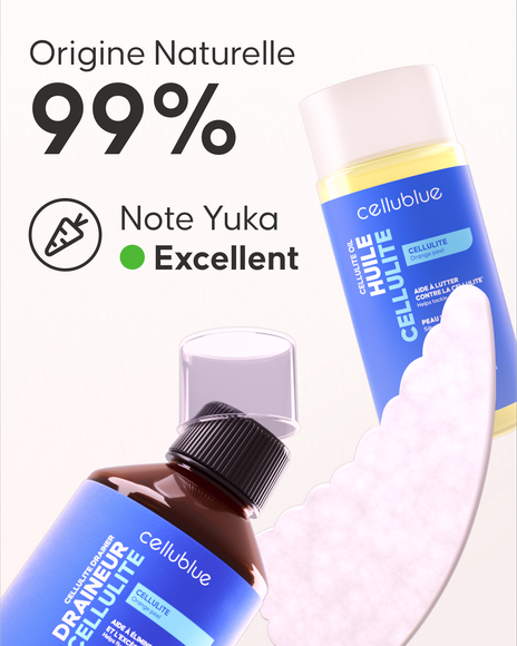 Huile de massage anti-cellulite incluse dans le programme drainage