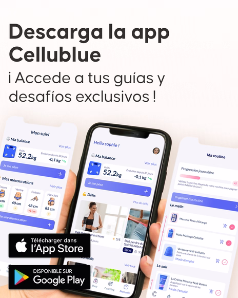 Resultados visibles con la ventosa CellCup anticelulítica