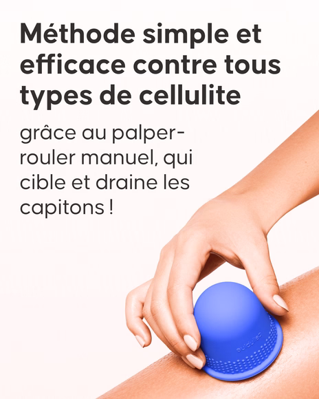 Slider Méthode Anti-Cellulite Cellublue détail ventouse palper-rouler