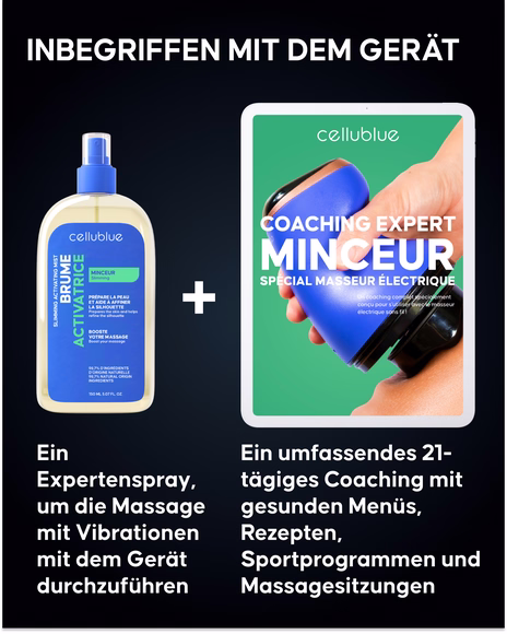 Cellublue Schlankheitsgerät ergonomisches Design in der Hand