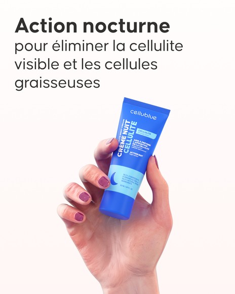 Ingrédients actifs caféine et café vert de la crème Cellublue