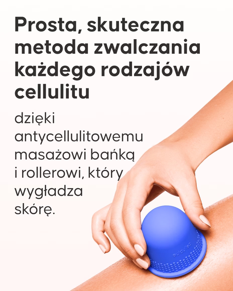 Bańka antycellulitowa Cellublue do masażu palper-rouler