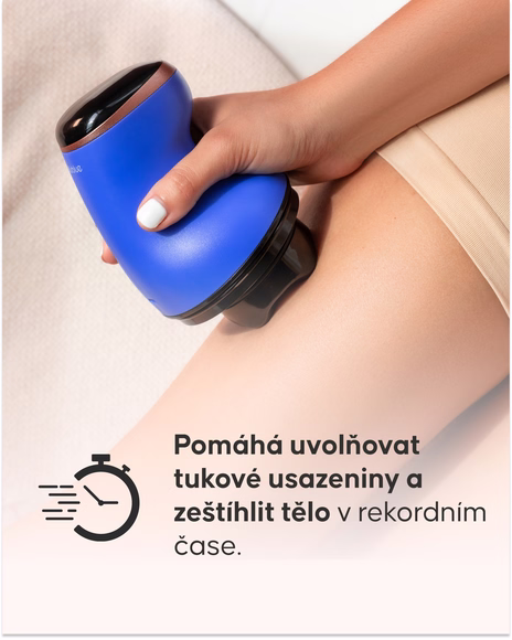 Masážní přístroj Cellublue rotační vibrace proti tuku