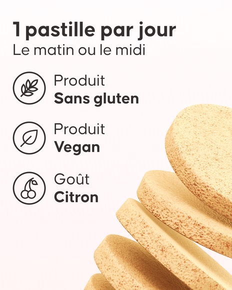 Routine quotidienne avec pastilles perte de poids effervescentes Cellublue