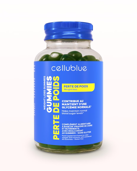 Gummies na hubnutí Cellublue s jablečným octem balení zepředu