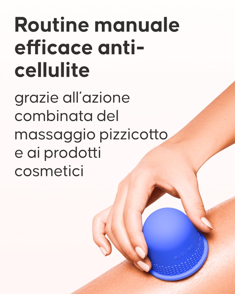 Applicazione trattamento anticellulite con prodotti Pack Maxi Cellublue