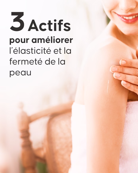 Avant après utilisation spray raffermissant bras