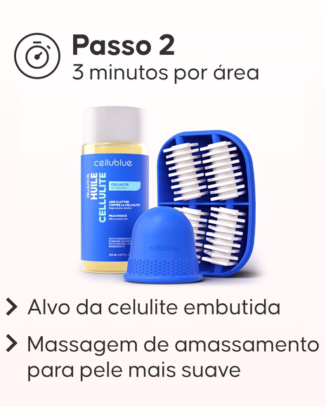 Rotina anticelulite diária com Pack Maxi Cellublue em 3 minutos