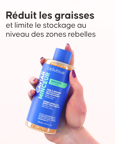 Slider utilisation Caviar Minceur zones ciblées