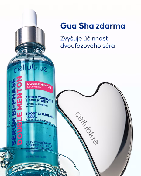 Výsledky použití séra na zpevnění podbradku Cellublue