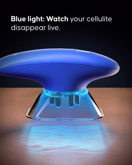 Cellublue electric cupping device smoothing orange peel skin
