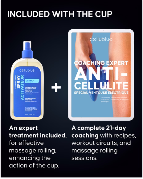 Cellublue electric cupping device accessories and attachments