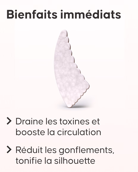 Slider résultats visibles Gua Sha corps Cellublue