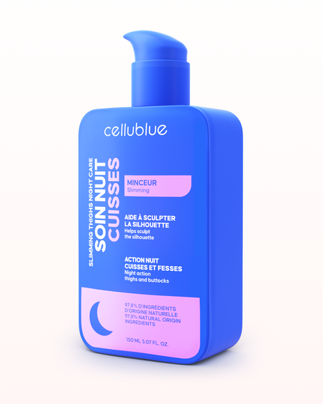 Slider 1 crème minceur nuit cuisses Cellublue efficacité nuit