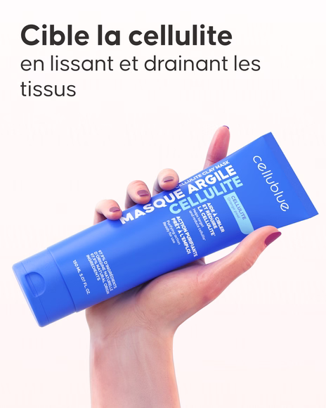 Étape 2 pose du masque anti-cellulite détoxifiant sur la peau