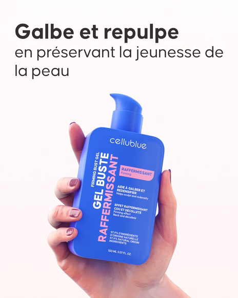 Étape 2 massage gel raffermissant poitrine Cellublue