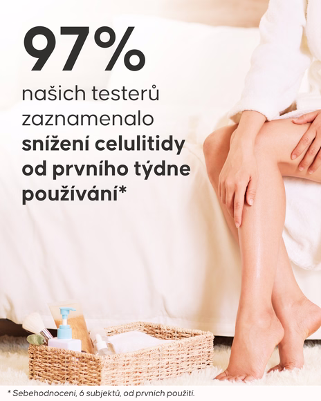 Aplikace anticelulitidního séra z Pack Expert Cellublue
