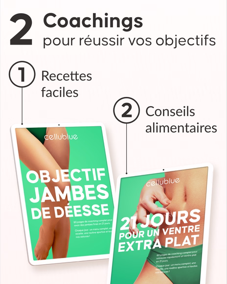 Méthode de massage drainant Cellublue sur les cuisses