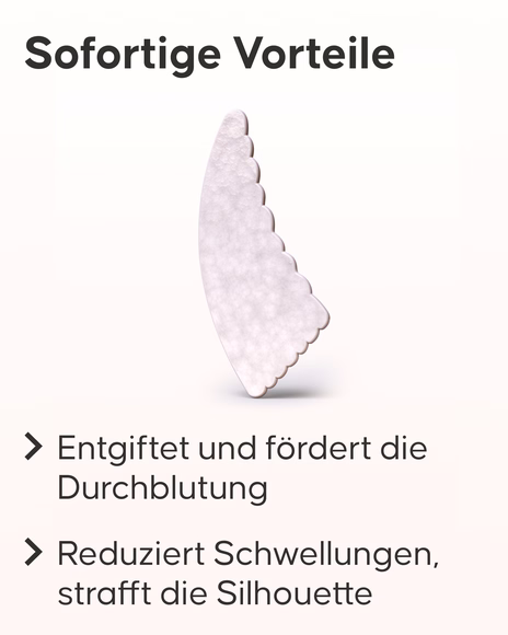 Cellublue Gua Sha Körper Massage gegen Cellulite am Bauch