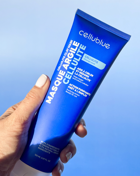 Masque Detox Cellulite Cellublue à l'argile blanche et charbon végétal