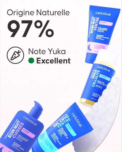 Texture des soins minceur du Pack Maxi Minceur Cellublue