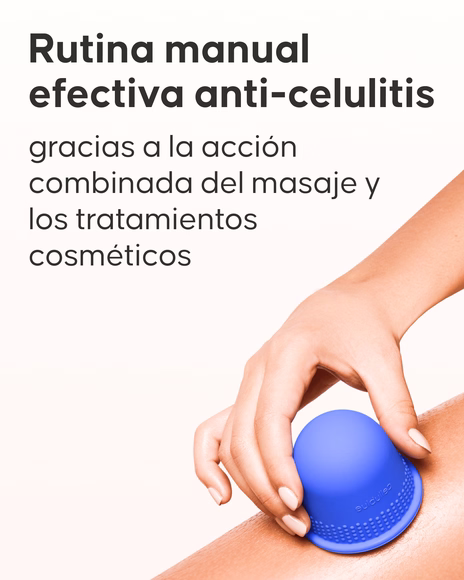 Ventosa anticelulitis incluida en el Pack Maxi Cellublue