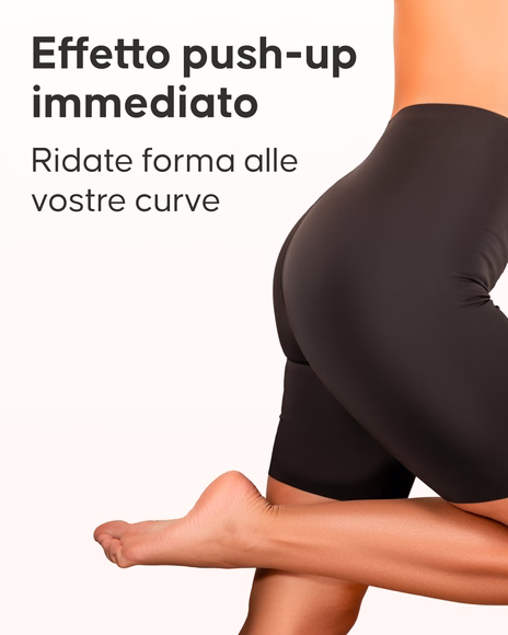 Shorty contenitivo Cellublue effetto push-up vista posteriore