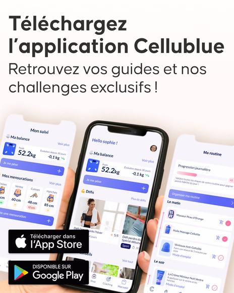 Routine quotidienne avec le Pack Maxi Perte de Poids Cellublue