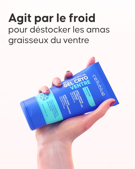 Slider gel cryo ventre massage circulaire étape 2