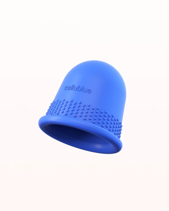 Ventouse anti-cellulite CellCup tenue en main