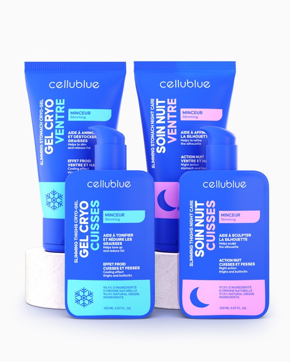 Kompletní balíček Cellublue pro zeštíhlení 24h přehled produktů
