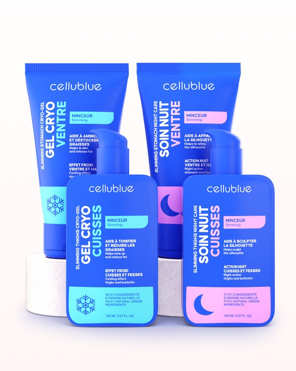 Kompletní balíček Cellublue pro zeštíhlení 24h přehled produktů