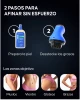 Detalle de uso del aparato adelgazante Cellublue en piernas