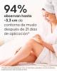 Aplicación del Gel Cryo Cuisses Cellublue sobre los muslos