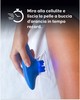 Applicazione coppetta elettrica Cellublue su gambe e glutei