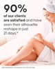 Maxi Slimming Pack night cream application on target zones