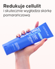 Aplikacja maski detox Cellublue na skórę ud