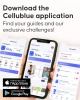 Woman using Cellublue anti-stretch mark kit daily skincare routine