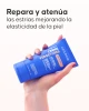 Textura de la crema reparadora de estrías Cellublue