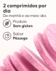 Resultados de firmeza na pele com pastilhas de colagénio Cellublue