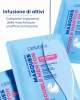 Applicazione maschera doppio mento Cellublue zona mento e collo
