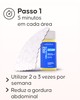 Aplicação do gel cryo nas zonas rebeldes do corpo