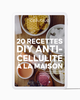 Slider présentation guide recettes DIY anti-cellulite Cellublue