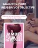 Slider bénéfices programme jambes fuselées en 21 jours