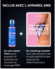 Avant après utilisation appareil EMS corps Cellublue