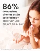 Pastilla efervescente de colágeno disolviéndose en vaso de agua