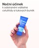 Aplikace mini krému proti celulitidě na pokožku před spaním