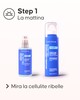 Applicazione della ventosa elettrica anticellulite sulla pelle